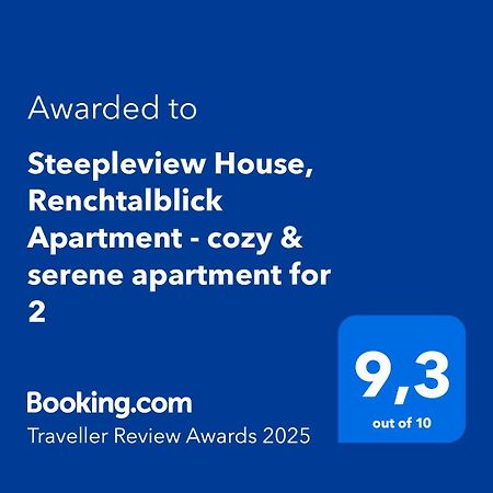 Steepleview House, Renchtalblick Apartment - Cozy & Serene Apartment For 2 Bad Peterstal-Griesbach Extérieur photo